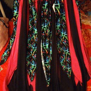 One size hot pink festival skirt